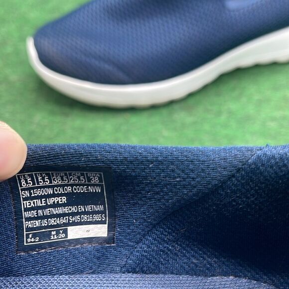 Skechers Blue Rubber Slip On Shoes - Picture 3 of 3